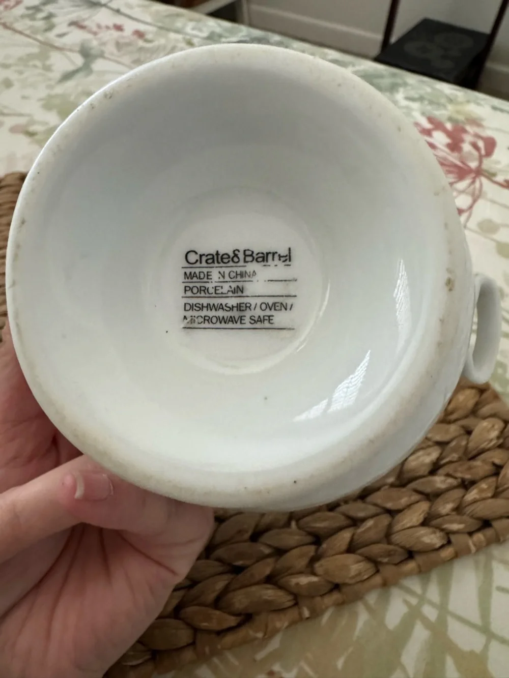 Crate&Barrel White Pedestal Soup Bowls (Pair)